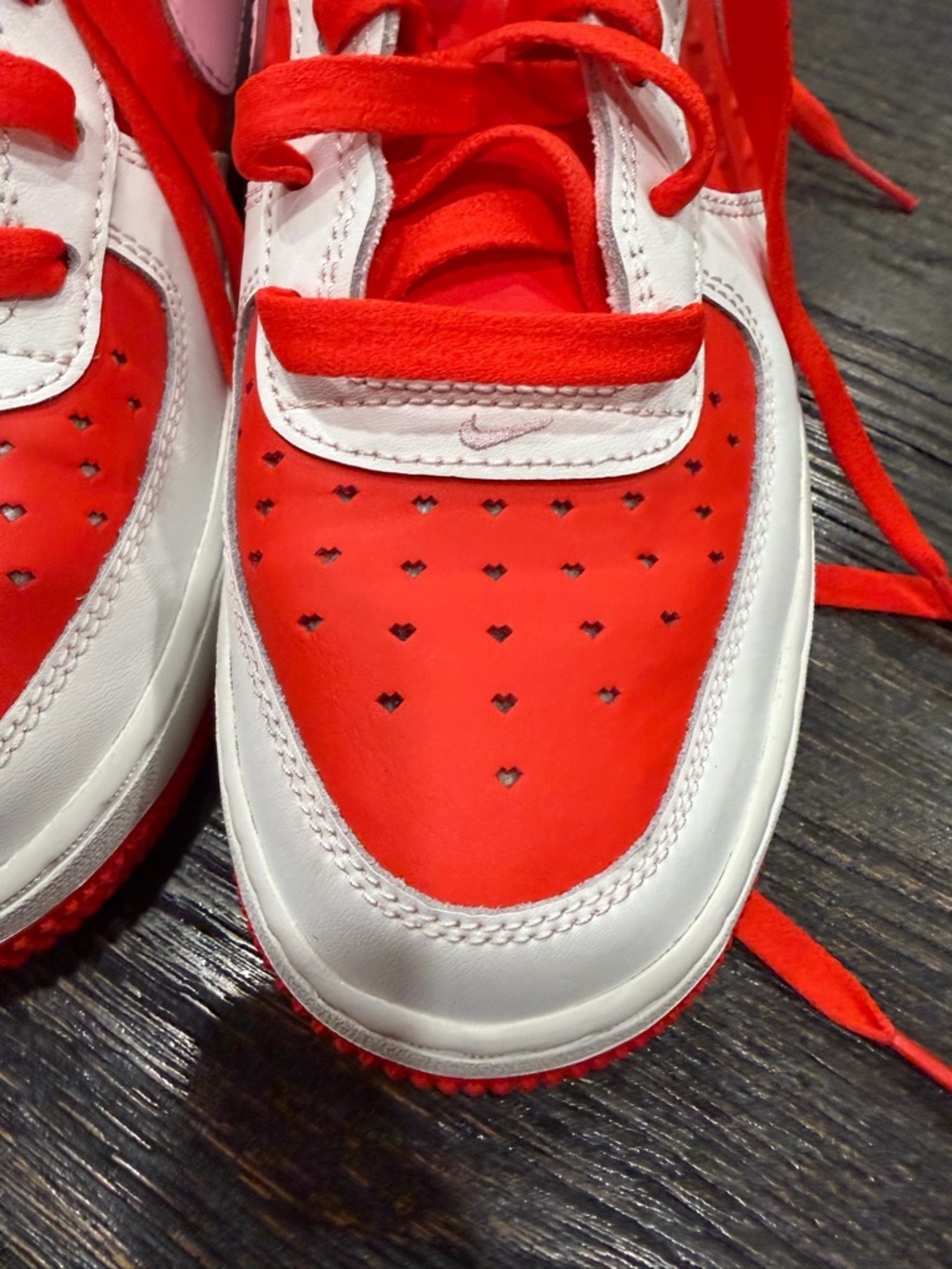 Nike Air Force 1 Low Valentine's Day GS 6.5Y used - Picture 7 of 13
